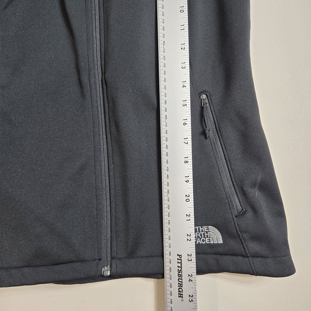 The North Face‎ Vest Womens Sz M Full Zip Sleeveless Black Advisory Board Logo - Picture 10 of 11